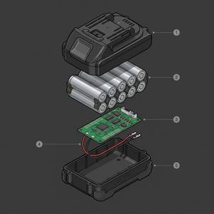 Clé à chocs sans fil ReliPro RP13D4 21V, couple élevé 1300N.m, batterie lithium 4.0/4.5/8.0Ah, outil de réparation de pneus de voiture sans fil - Product Image 2