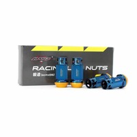 Écrous de roue forgés Yufei 3530 pour course automobile - Acier Chromoly SCM435, siège conique à 60 degrés, compatibles avec les véhicules japonais BMW VW Audi