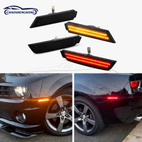 Lampu Penanda Samping LED Depan Belakang Bahan ABS Kecerahan Tinggi untuk Chevrolet Camaro 2010 2015 Peningkatan Performa