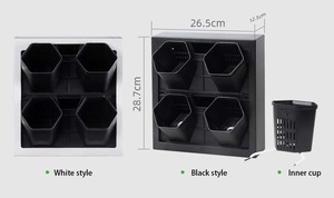 Marco <span class=keywords><strong>de</strong></span> fotos <span class=keywords><strong>de</strong></span> plantas <span class=keywords><strong>de</strong></span> <span class=keywords><strong>plástico</strong></span> montado en la pared ecológico, maceta, decoración interior y exterior, pared <span class=keywords><strong>de</strong></span> planta tridimensional Simple - Product Image 3