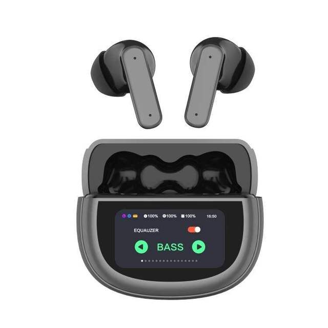 LED Touch Screen Wireless Earbuds Wireless Earphone Charging Case ANC Noise Reduction Headset Surround Sound  TWS Earbuds