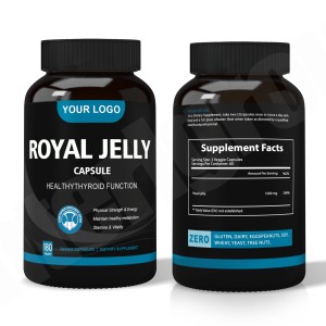 Ausreson doğal Ginseng arı sütü <span class=keywords><strong>Anti</strong></span> oksidan 1000Mg kollajen çin OEM ot takviyesi organik arı sütü kapsül - Product Image 2