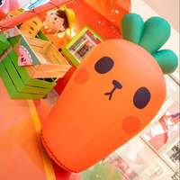 Décoration publicitaire personnalisée, dessin animé gonflable, carottes fruits et légumes gonflables