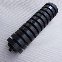 Rouleau de convoyeur à bande en acier au carbone chromé, nouveau, résistant aux chocs, durable, puissance thermique
