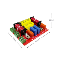 Filtre de Crossover Audio Passif 2 Voies 400W pour Haut-parleur, Diviseur de Fréquence Hifi Réseau Treble/Basse WEAH 242