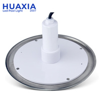 Lampu Kolam Renang LED Bawah Air Huaxia 1.5 inci IP68 Plastik Stainless Steel 18W RGB Remote Slim Flat Liner