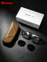 Lunettes Intelligentes IA ME03 avec Caméra 13MP IMX219, Boîtier de Charge 2000mAh, Stabilisation EIS, Batterie 270mAh, Stock Usine OEM, Vente en Gros