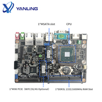 Vente en gros de boîte nano en aluminium pur de marque privée Mini PCIE MSATA ultra mini pc support Win-dows 7/8/10