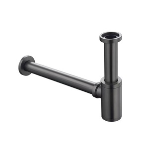 Ohtet Other Siphon de lavabo mural en acier inoxydable 304, type P, anti-odeur et anti-colmatage, pour tuyau de vidange encastré - Product Image 2