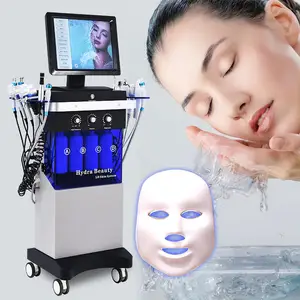 Profesyonel oksijen jeti mikrodermabrazyon hidro dermabrazyon mikro kabarcıklar hidroyüz Peel yüz temizleme makinesi