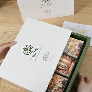 Custom Logo Reusable Luxury Gift <b>Box</b> Handmade Tea Set <b>Box</b> Gift <b>Box</b> for Household Packaging - Product Image 3