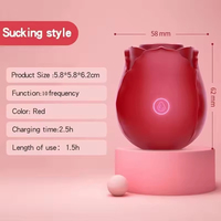 Großhandel Rosen-Vibrator für Frauen Günstiger Preis Sexspielzeug Nippel Klitoris Saugmassagegerät Masturbator Rosen-Toy vom Hersteller