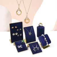 Support de présentation en microfibre pour pendentifs, boucles d'oreilles et colliers Deyi-Luxury, pour bijouterie, en stock transfrontalier