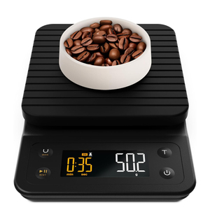 Báscula Digital de Cocina para Café Espresso, Báscula Electrónica para Alimentos, Báscula para Café de Goteo Manual con Temporizador USB - Product Image 1