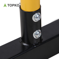 TOPKO Commercial Gym Dip Push-Up Stand Barres parallèles en acier pour la callisthénie et la musculation