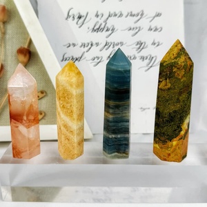<span class=keywords><strong>Torre</strong></span> di Cristallo in Giada Naturale di Alta Qualità per Decorazione Casa, Artigianato Energetico Curativo - Product Image 2