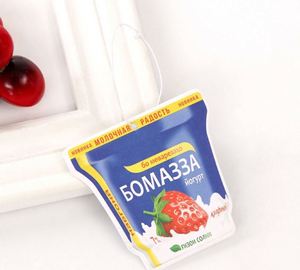 Ambientador de Coche Personalizado con Forma de Coche, de Poliéster, Color Personalizado, Duradero, Colgante, Tarjeta de Fragancia para Coche, Promocional - Product Image 6