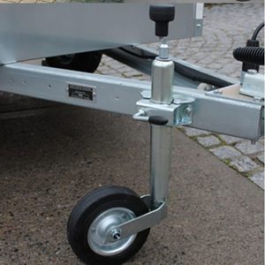 <span class=keywords><strong>Rueda</strong></span> de soporte para remolque de 48 mm con abrazadera, 250 kg, galvanizada, <span class=keywords><strong>rueda</strong></span> sólida giratoria de 8 pulgadas para acoplamiento de remolque - Product Image 5