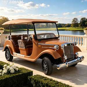 Venta al por Mayor de Vehículos Turísticos Eléctricos Retro Vintage, Vehículo de Turismo Multipasajeros para Parques Temáticos, Atracciones Turísticas y Hoteles - Product Image 1