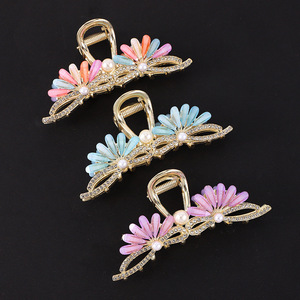 Butterfly Hair <b>Clip</b> Alloy 12 Cm Gold Claw Design For Women Daily Use - Product Image 3