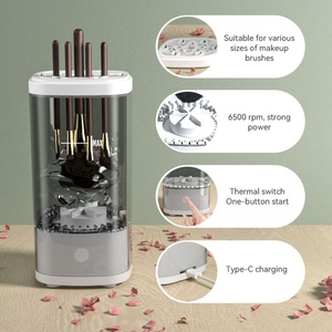 Newest Makeup Make up Brush Cleaner with UV Electric Makeup Brush Cleaner <b>Machine</b> and Dryer for <b>Small</b> Brushes - Product Image 4