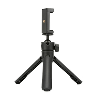 Tripod Ekstensi Desktop ABS Aluminium Alloy Mini Portabel Teleskopik untuk Ponsel Kamera Live Streaming Vlog Shooting