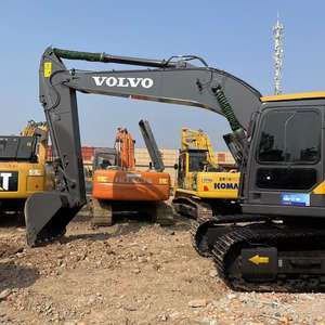 Prix de gros Vente de pelles sur chenilles Volvo EC210 21 tonnes usagées avec peu d'heures de travail Certifié EPA CE - Product Image 2