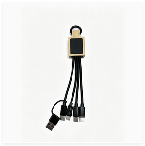 สายชาร์จแบบพกพา 6 in 1 พร้อมโลโก้ OEM แบบกำหนดเอง สายถักพร้อมหัว USB A/C สำหรับทุกอุปกรณ์<span class=keywords><strong>ชา</strong></span>ร์จแบบพกพา - Product Image 5