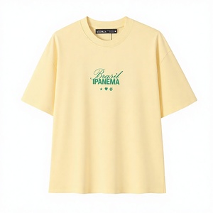 PB&ZA 2026 Camiseta de Verano para Mujer, Manga Corta, Cuello Redondo, Transpirable, Antipilling, con Estampado de Letras, Estilo Casual - Product Image 2