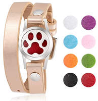 Bracelet diffuseur d'huiles essentielles, médaillon de parfum, parfum, l'anxiété magnétique,