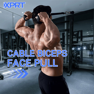 Cordes de triceps de gymnastique robustes attachements de machine de câble de <span class=keywords><strong>poulie</strong></span> d'haltérophilie avec la <span class=keywords><strong>corde</strong></span> de triceps de forme physique d'entraînement de muscle de bras arrière - Product Image 6