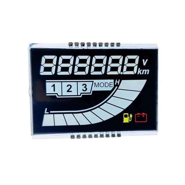 VA Negative Transparent LCD Display High Contrast Car Speedometer LCD Screen Factory Instrument Dashboard LCD Display