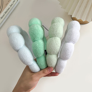 EN Stock 27 couleurs pour bande magique Spa <span class=keywords><strong>bandeau</strong></span> facial <span class=keywords><strong>bandeau</strong></span> <span class=keywords><strong>éponge</strong></span> tissu <span class=keywords><strong>éponge</strong></span> <span class=keywords><strong>bandeau</strong></span> serviette extensible pour bain maquillage <span class=keywords><strong>Sport</strong></span> - Product Image 3