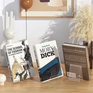 Trong suốt <span class=keywords><strong>Acrylic</strong></span> cuốn sách đứng chủ hiển thị giá vẽ cho tấm bưu thiếp - Product Image 3