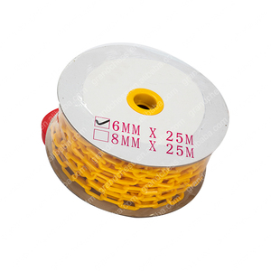 Chaîne de maillon de sécurité avec revêtement <span class=keywords><strong>plastique</strong></span>, rouleau de 50m par rouleau, accessoire pour la Protection des véhicules - Product Image 2