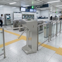 Face Recognition Turnstile Security Pedestrian Gate Control Access Security Gate Tripod Turnstile Gate