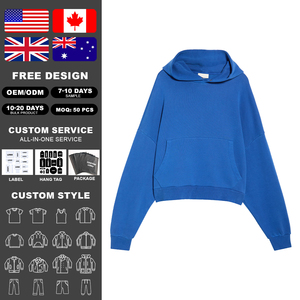 Sweat à capuche vierge personnalisé pour homme, 100 % coton, coupe classique, léger, décontracté, idéal pour la broderie - Prix bas - Product Image 2