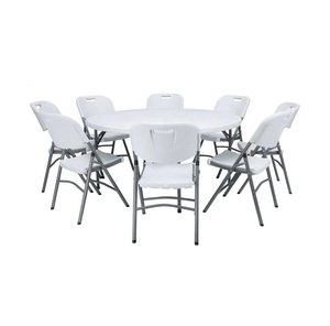 5ft Round Folding Tables, Round Event Tables, Round Plastic Tables For Sale