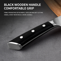 Manche en bois 3Cr 5Cr acier inoxydable à haute teneur en carbone cuisine viande légumes fruits Chef s couteau utilitaire