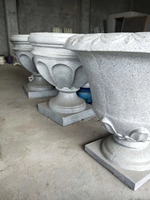 Nouveaux moules de ciment de silicone de conception pour le pot de fleur et les statues concrètes durables