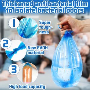 Phổ Tương Thích Genie Cassette Nappy Mùi Bằng Chứng Xử lý Refill Liners Chanh Mùi Hương Bé Tã Thùng Refill Túi - Product Image 5