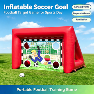 Portería de Fútbol Inflable Comercial Segura, Resistente y Duradera para Niños, con Objetivo para Lanzar Dardos - Product Image 1