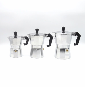 Oem cocina de aluminio de Café moka olla de café italiano fabricante - Product Image 1