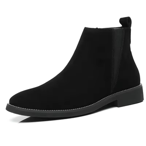 Nouvelles bottines en cuir véritable pour hommes, lavables, à semelle Goodyear, style rétro, chaussures de travail Amekaki à lacets - Product Image 5