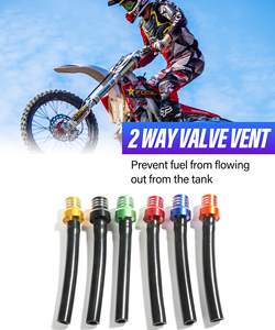 Soupape de respiration universelle colorée en alliage d'aluminium CNC pour bouchon de réservoir de carburant ATV, valve unidirectionnelle - Product Image 2