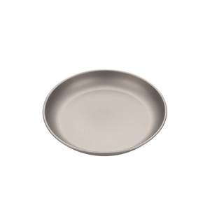 Plat rond en titane pur léger Plats en titane de voyage Plaques en titane extérieures Poêle à frire pour le camping - Product Image 1