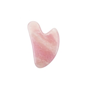 روز كوارتز جواشا تدليك الوجه على شكل قلب حجر اليشم الوردي Gua Sha - Product Image 3