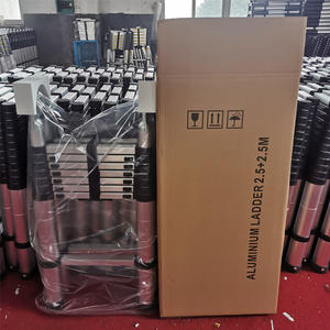 <span class=keywords><strong>Escalera</strong></span> Telescópica de <span class=keywords><strong>3</strong></span>.2 m, <span class=keywords><strong>Escalera</strong></span> Plegable, Escalones de Trabajo, Escaleras Domésticas de Aluminio Modernas con Pasamanos, <span class=keywords><strong>3</strong></span> <span class=keywords><strong>Metros</strong></span> 30 cm - Product Image 6