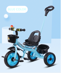 دراجة أطفال ثلاثية العجلات عصرية مع مقبض دفع بسعر رخيص - Product Image 4