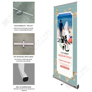 Nhựa cuộn lên biểu ngữ di chuyển biểu ngữ đứng với base.Plastic di chuyển lên dấu hiệu đứng với chân nhỏ. - Product Image 5